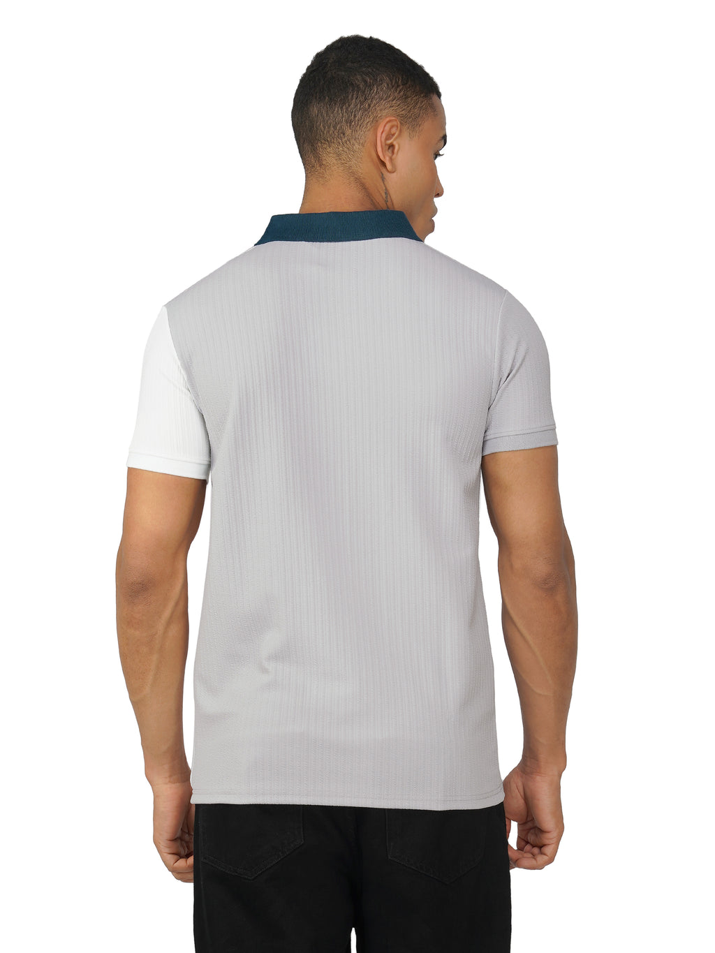 TriTone Zip Polo T-Shirt