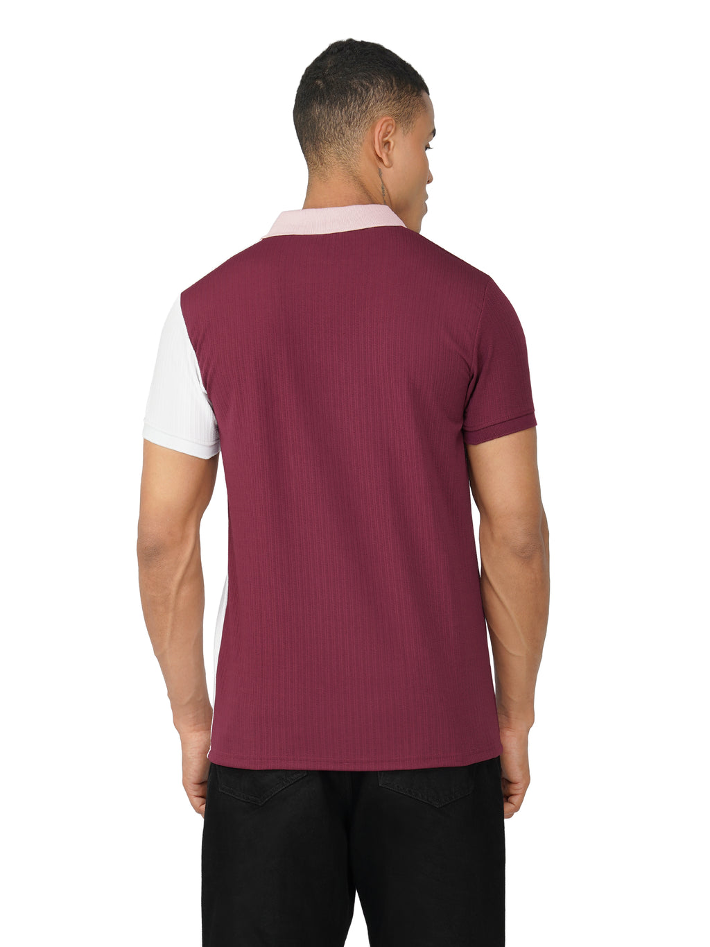 TriTone Zip Polo T-Shirt