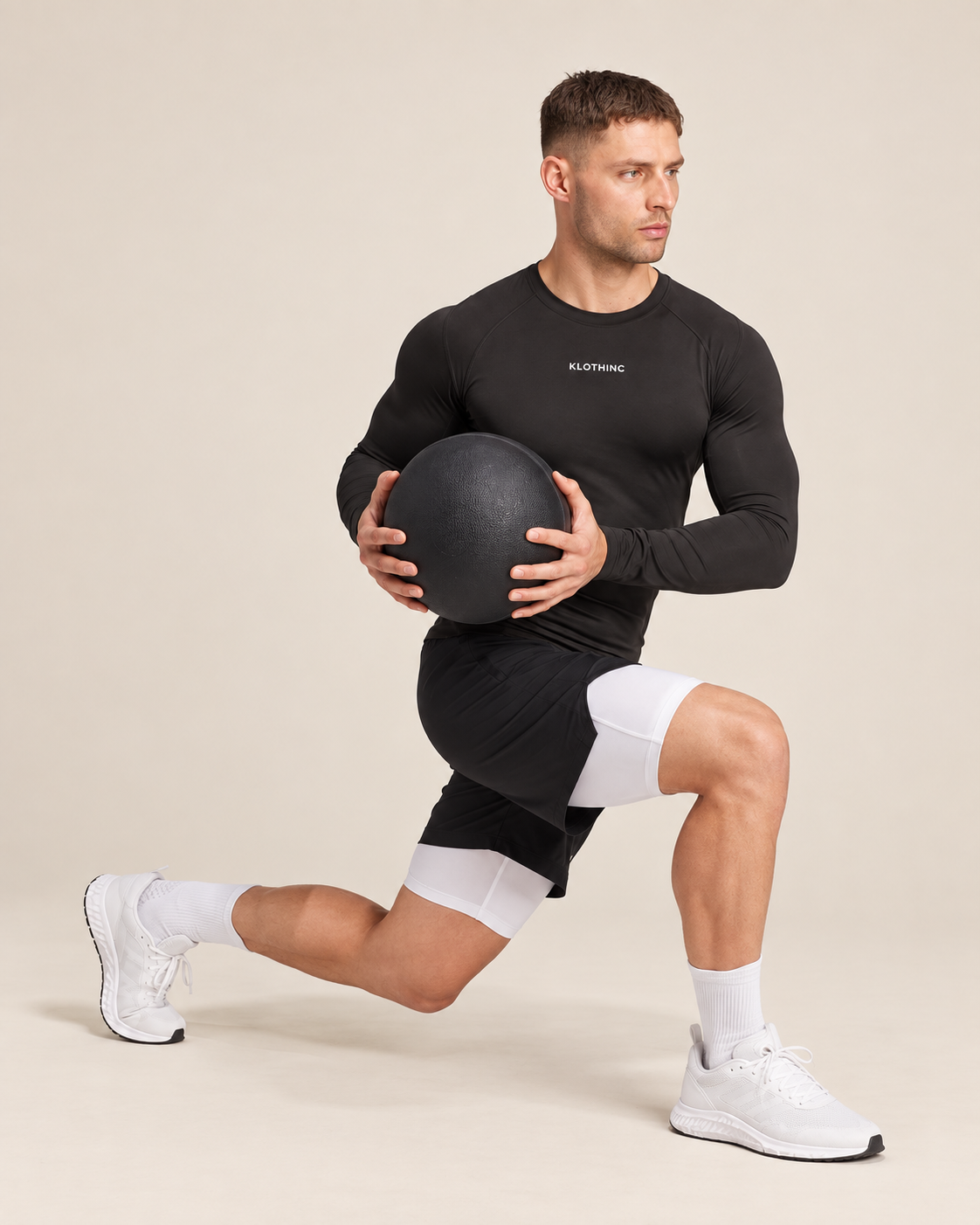 Performance Raglan Body-Fit Compression T-shirt