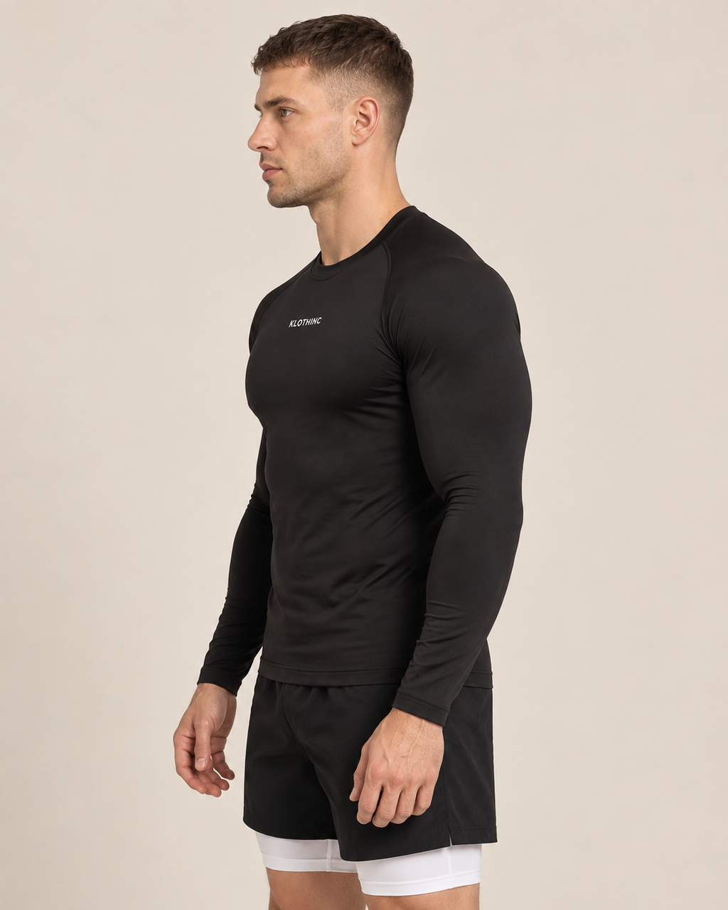 Performance Raglan Body-Fit Compression T-shirt