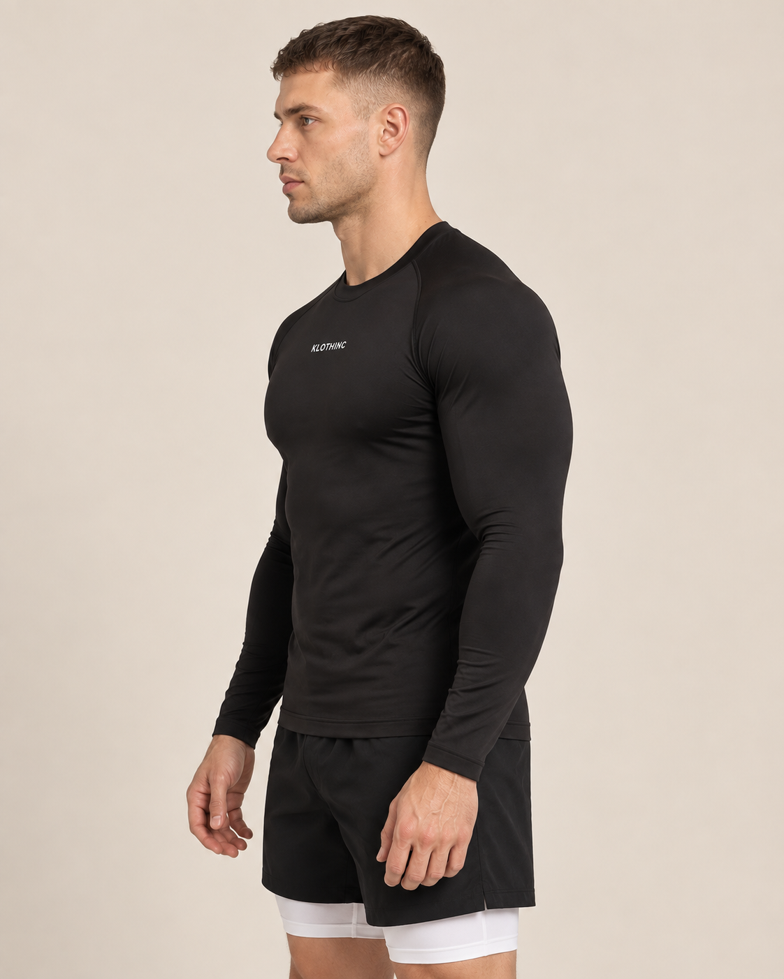 Performance Raglan Body-Fit Compression T-shirt
