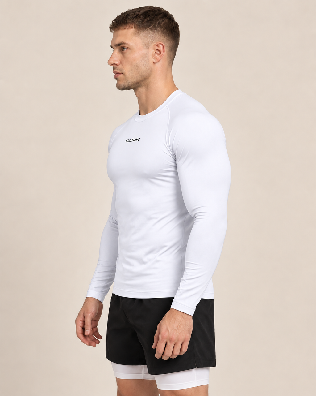Performance Raglan Body-Fit Compression T-shirt