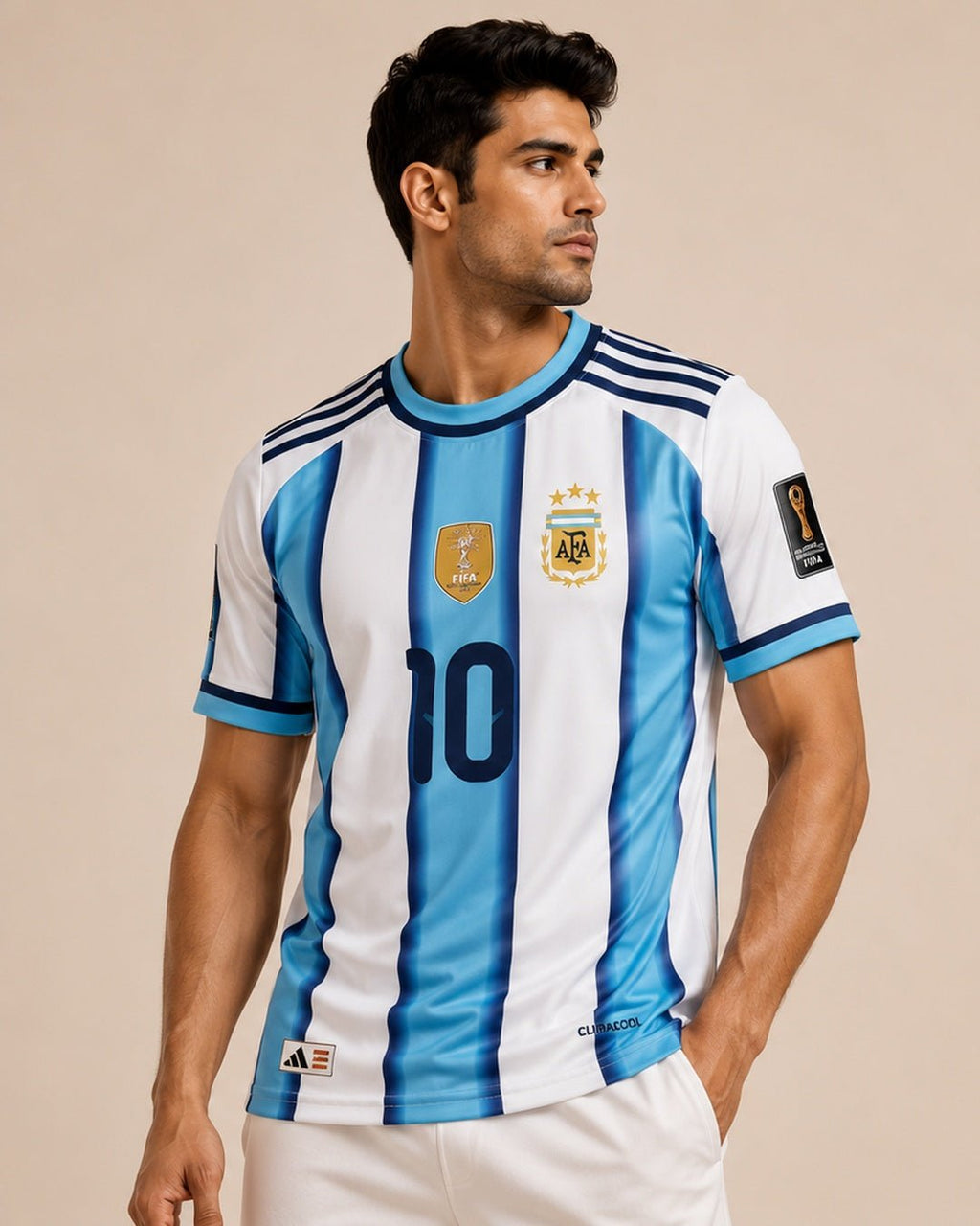 Argentina No. 10 Classic Football Jersey - Klothinc