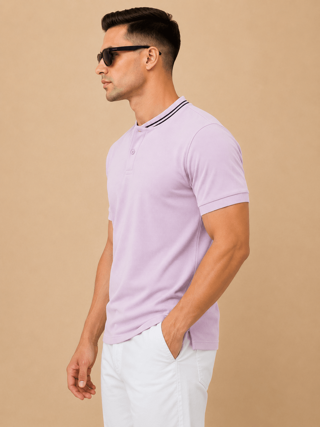 Henley Polo T-Shirt - Klothinc