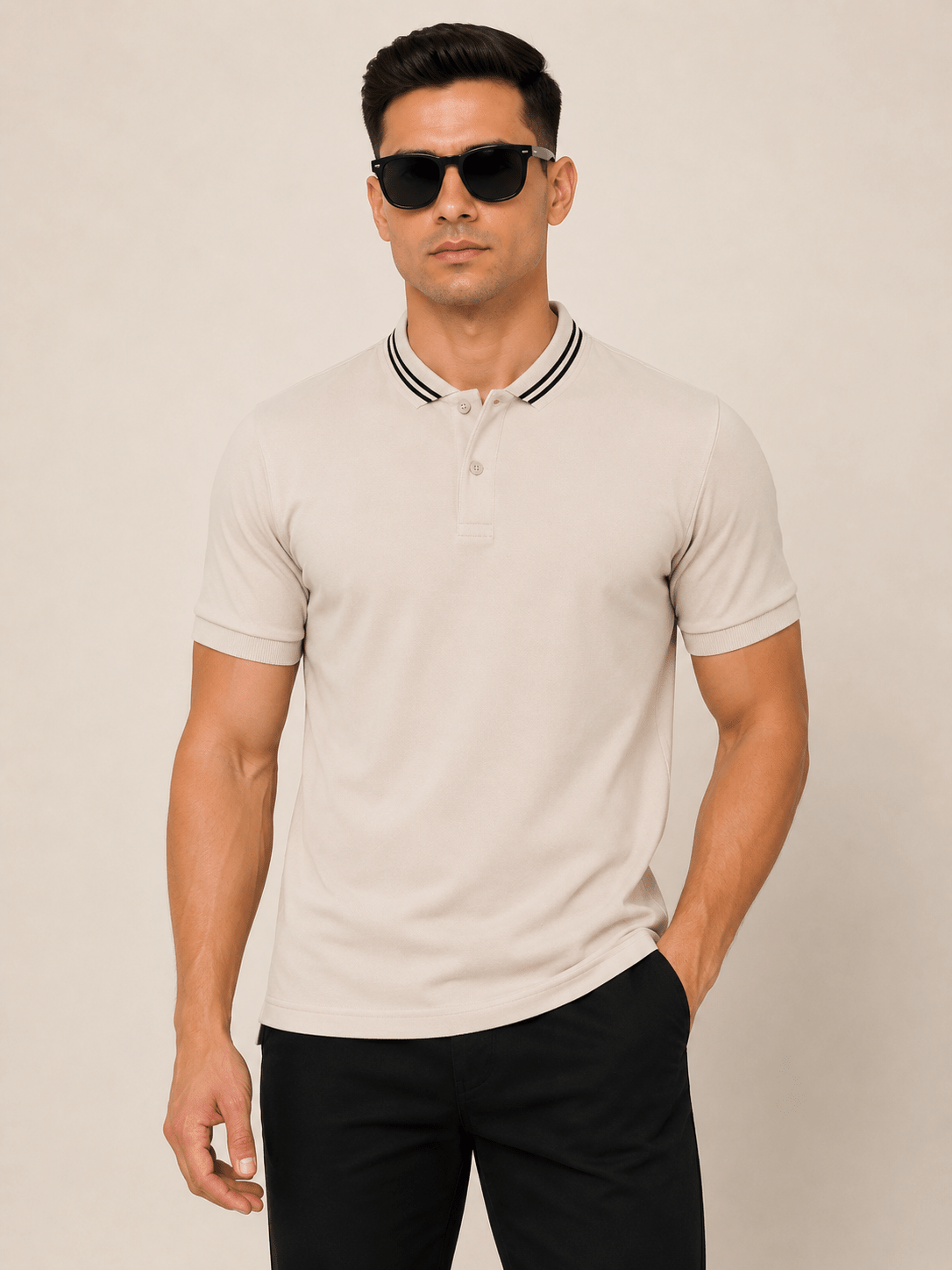 Henley Polo T-Shirt - Klothinc