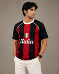 Italia Rossoneri Heritage Football Tee - Klothinc