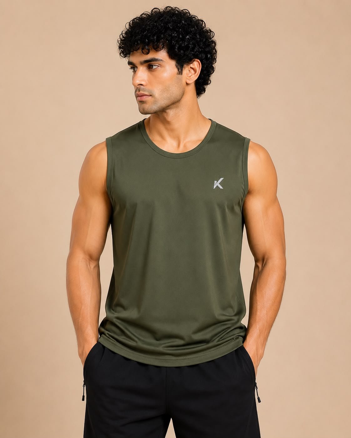 LycraFlex Sleeveless Sando - Klothinc