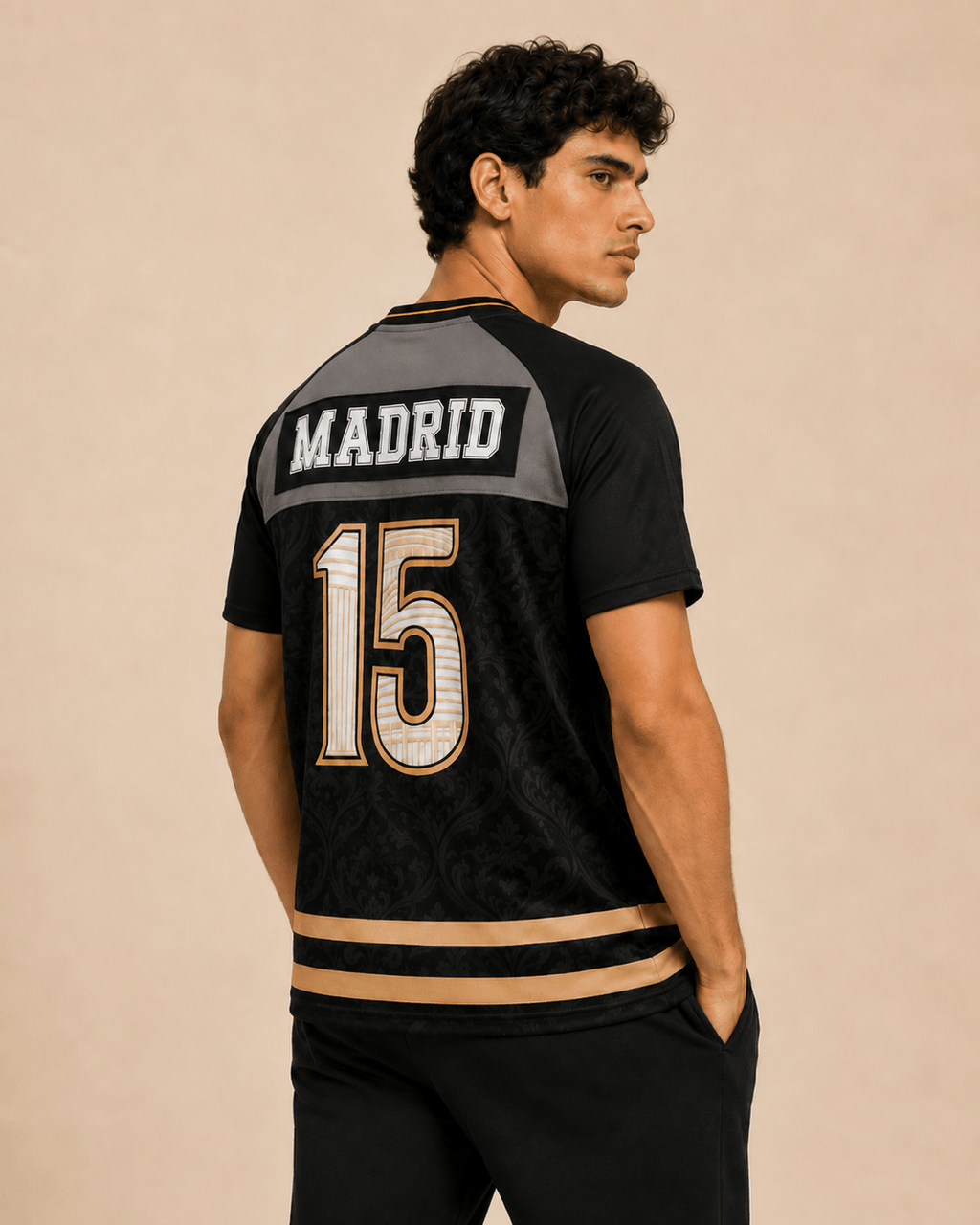 Madrid Legacy No. 15 Full Digital Print Football Jersey T-Shirt - Klothinc