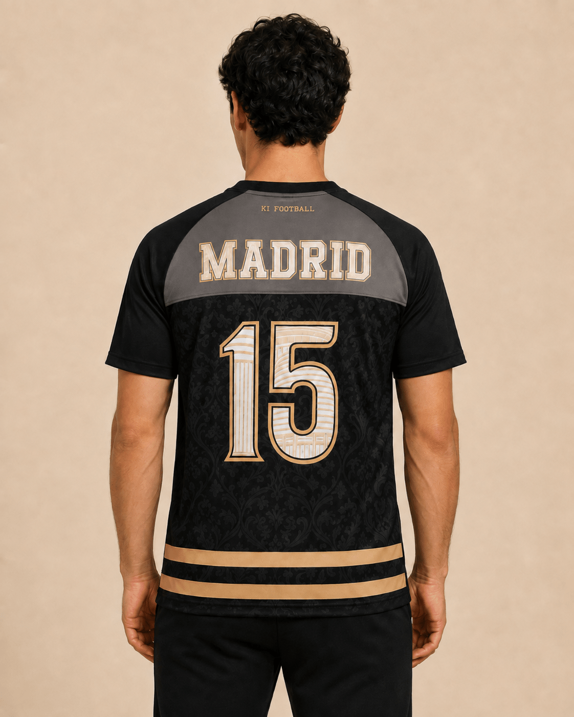 Madrid Legacy No. 15 Full Digital Print Football Jersey T-Shirt - Klothinc