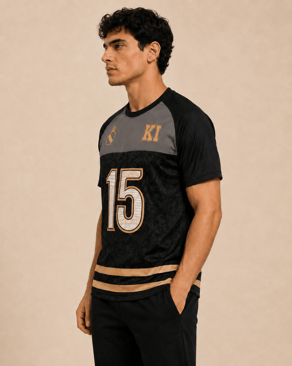 Madrid Legacy No. 15 Full Digital Print Football Jersey T-Shirt - Klothinc