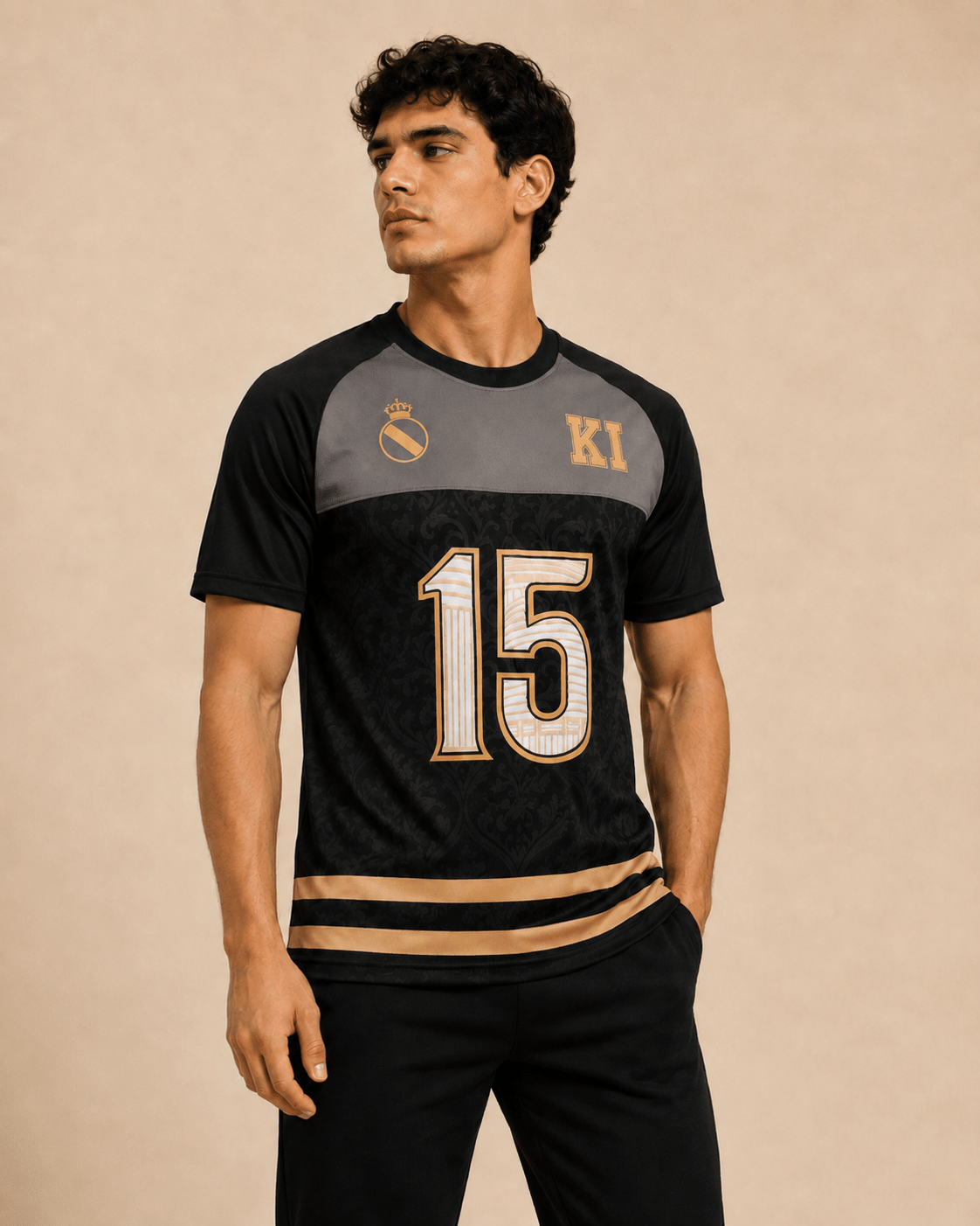 Madrid Legacy No. 15 Full Digital Print Football Jersey T-Shirt - Klothinc