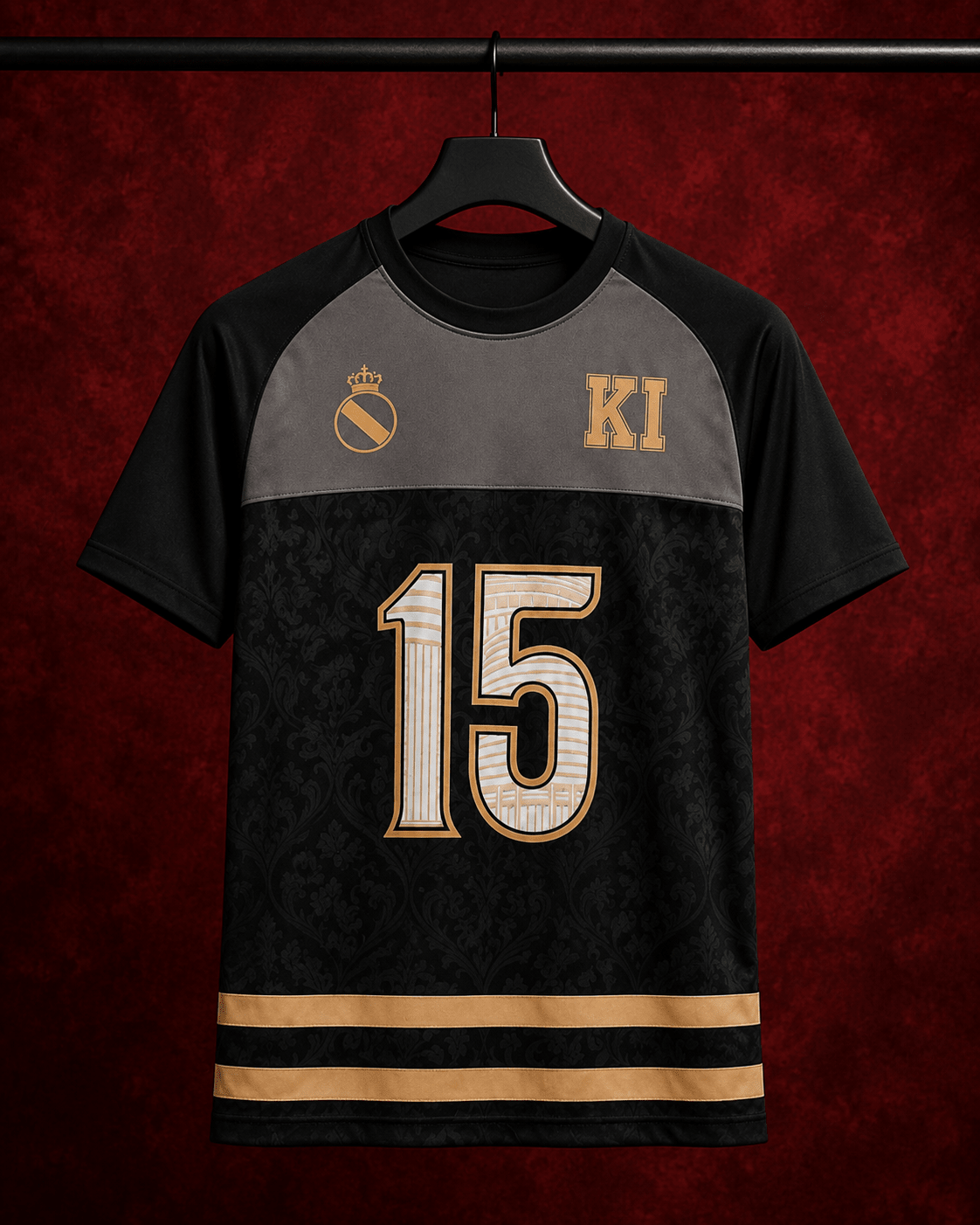Madrid Legacy No. 15 Full Digital Print Football Jersey T-Shirt - Klothinc