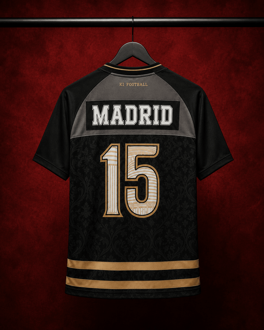 Madrid Legacy No. 15 Full Digital Print Football Jersey T-Shirt - Klothinc