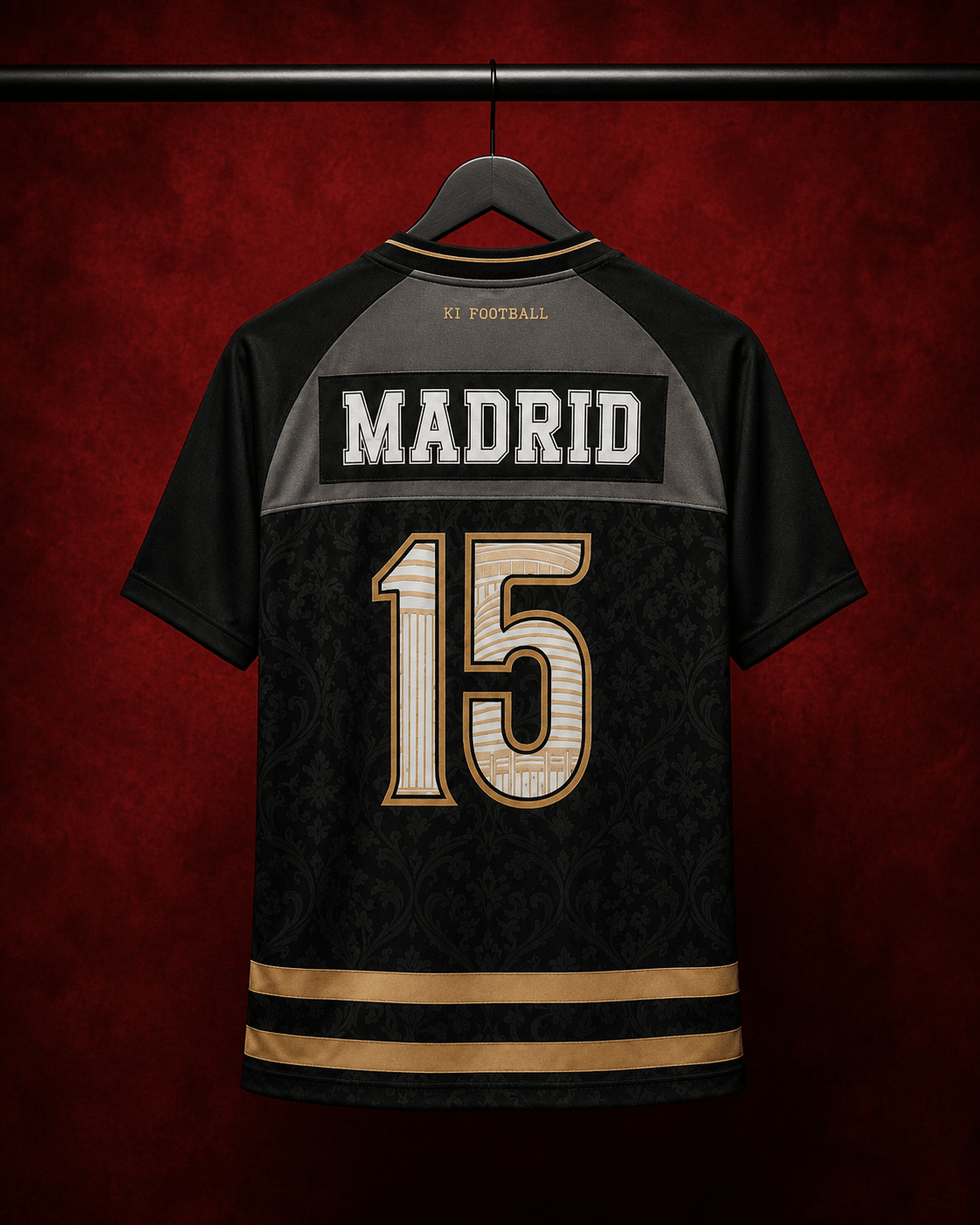Madrid Legacy No. 15 Full Digital Print Football Jersey T-Shirt - Klothinc