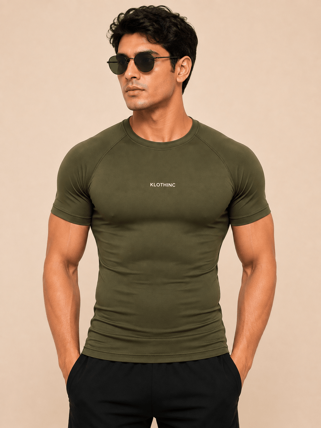 SculptFit Raglan Compression T-Shirt - Klothinc