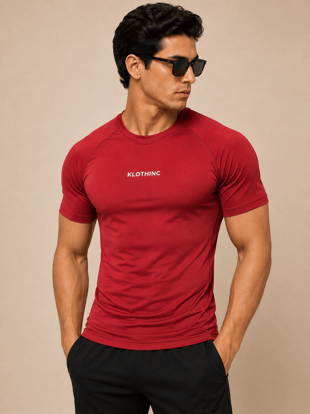 SculptFit Raglan Compression T-Shirt - Klothinc