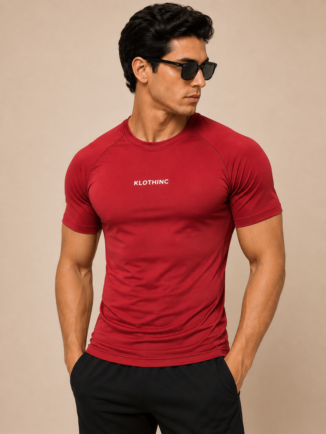 SculptFit Raglan Compression T-Shirt - Klothinc